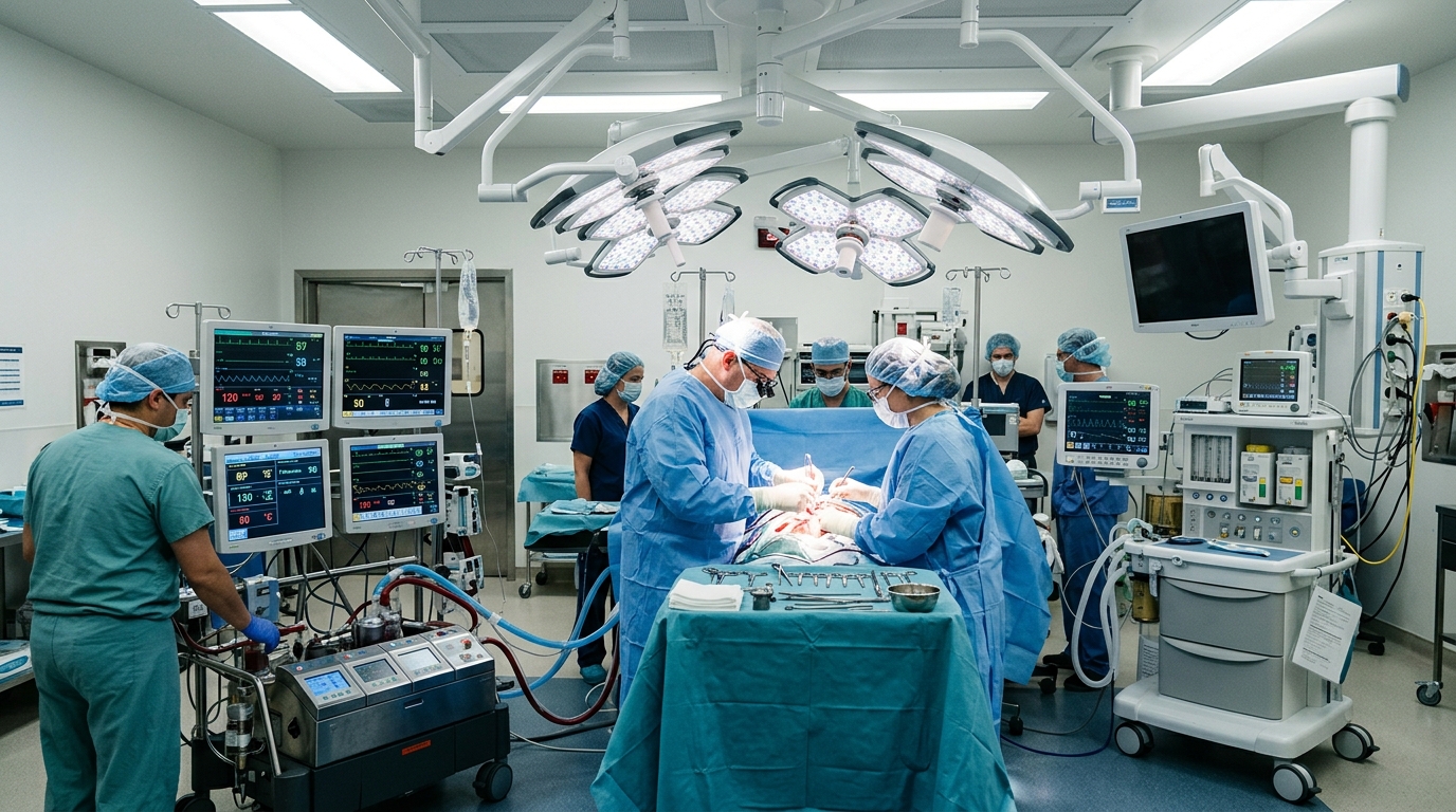 Cardiac Operating Theater Infrastructure